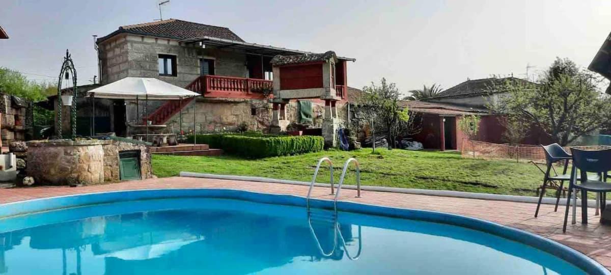 Alojamiento Entero Con Piscina Y Jardin. Ourense Esterno foto