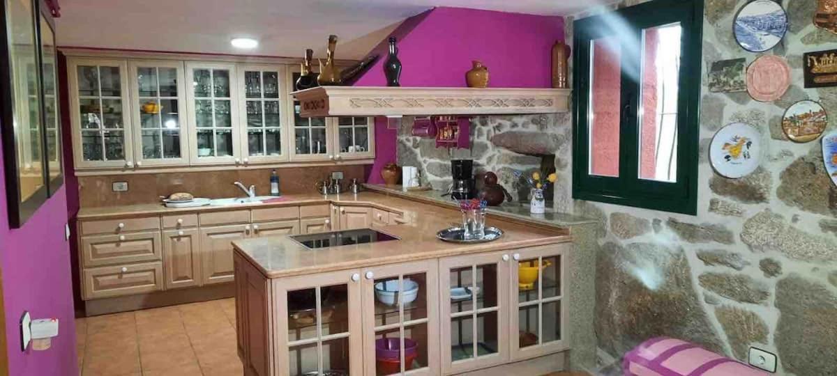 Alojamiento Entero Con Piscina Y Jardin. Ourense Esterno foto