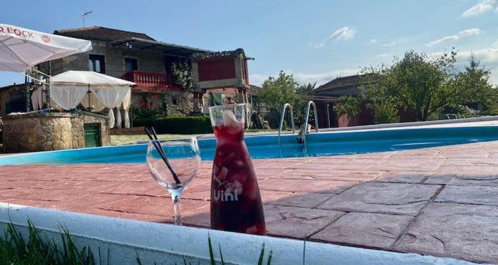 Alojamiento Entero Con Piscina Y Jardin. Ourense Esterno foto